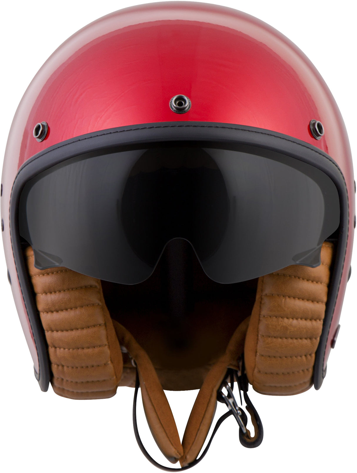 SCORPION EXO Bellfast Open-Face Helmet Candy Red Md BEL-1014