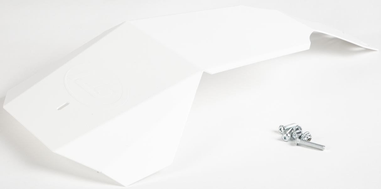 STRAIGHTLINE Skid Plate Wht For Axys Front Bumper S/M 182-112-WHITE
