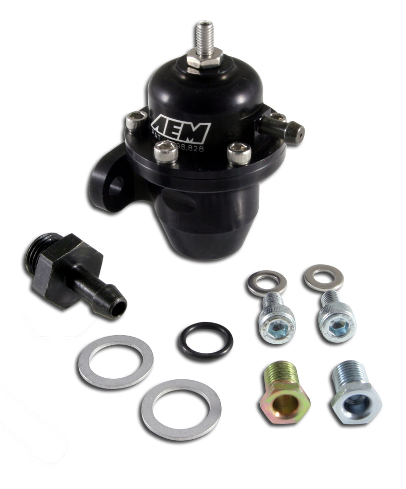AEM 94-01 Acura Integra / 90-93 Honda Accord / 92-95 Honda Civic / 99-00 Honda Civic Black Adjustabl 25-300BK