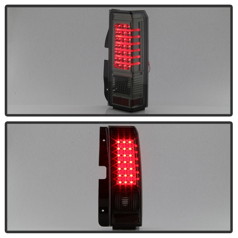 Xtune Hummer H3 06-09 ( Non H3T ) LED Tail Lights Smoke ALT-ON-HH306-LED-SM 5013064