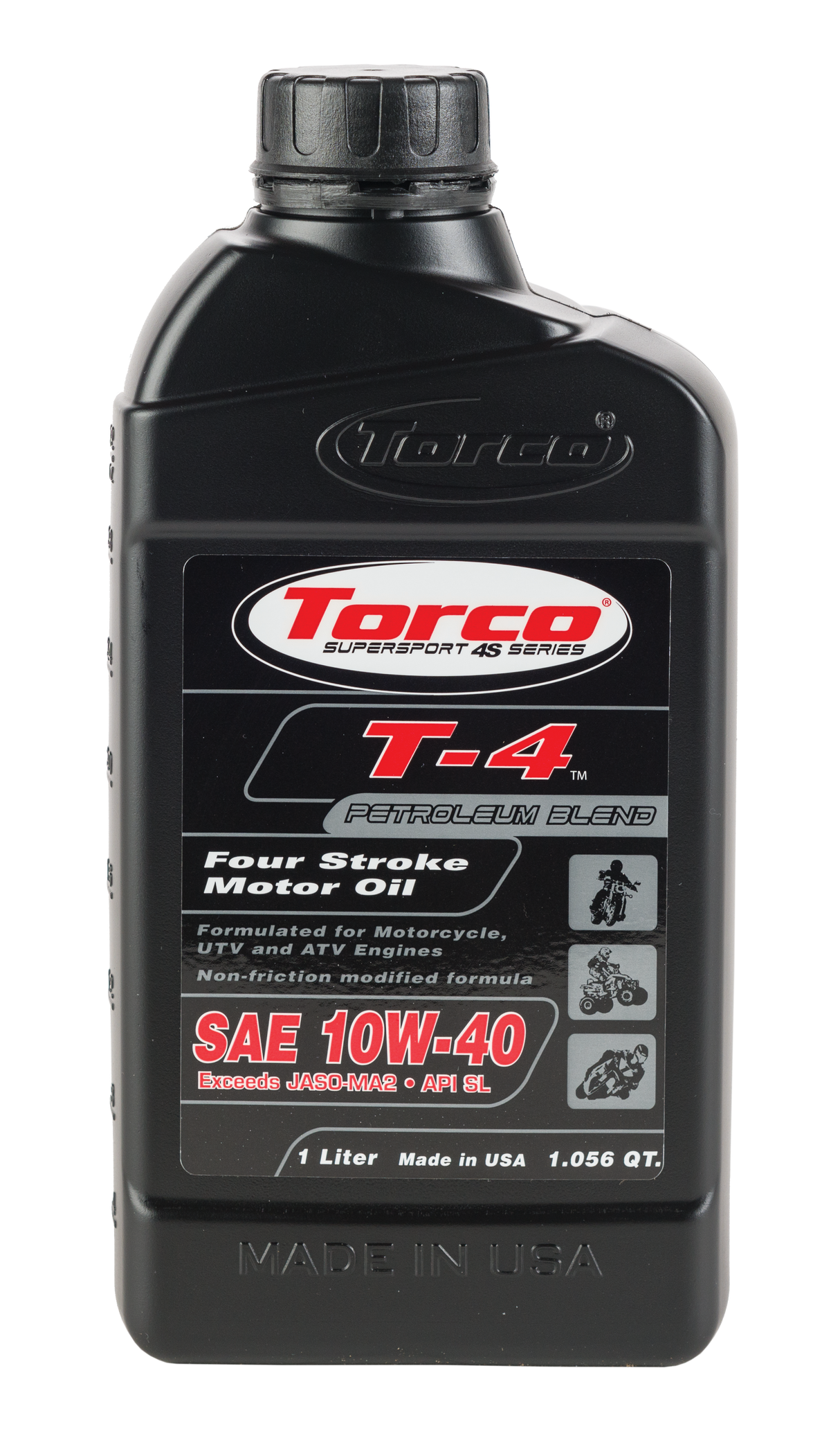 TORCO T-4 4-Stroke Motor Oil 10w-40 1l T611040CE