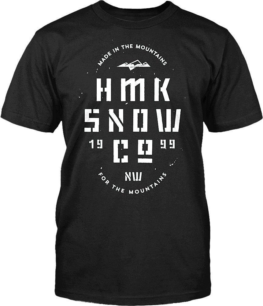 HMK Stencil Tee Black 2x HM2SSTSTEB2X
