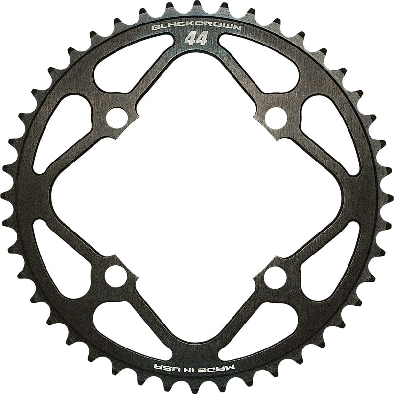 BLACK CROWN Royale 4-Bolt Chainring Black 43t BC-RING-43