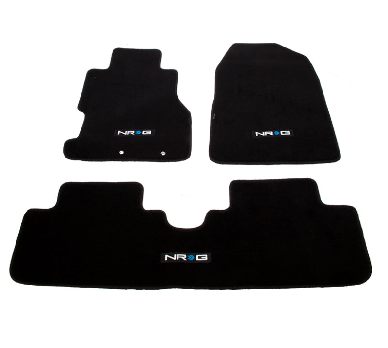 NRG Floor Mats - 02-03 Honda Civic Si 3DR Coupe (NRG Logo) - 3pc. FMR-150