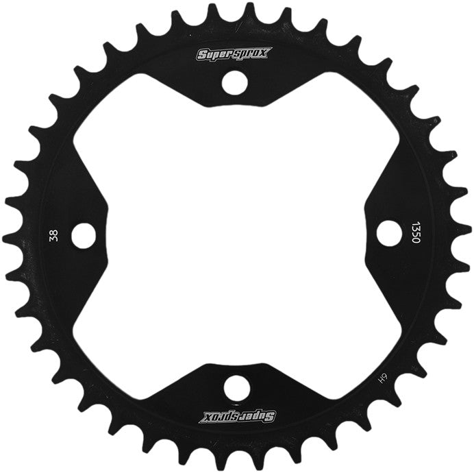 SUPERSPROX Rear Sprocket Steel 38t-520 Blk Hon RFE-1350-38-BLK