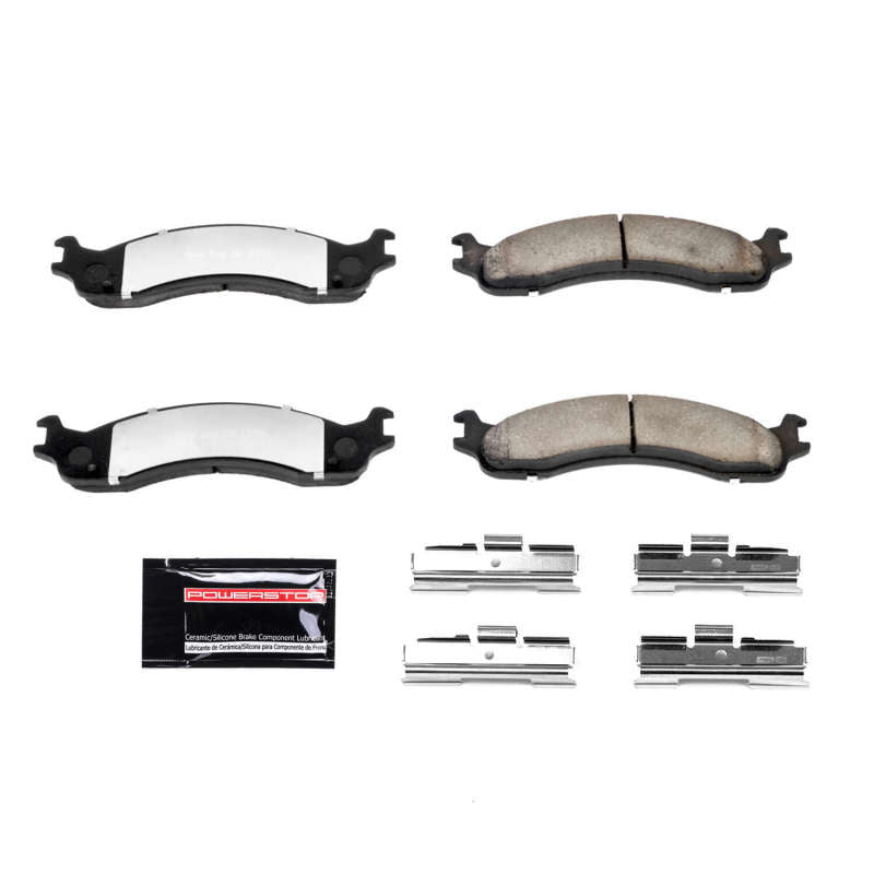 Power Stop 1998 Dodge B2500 Front Z36 Truck & Tow Brake Pads w/Hardware Z36-655