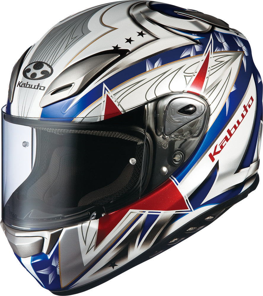 KABUTOAeroblade Iii Tricolor Helmet Red/White/Blue Xs7684035