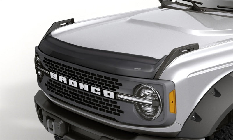 AVS 21-23 Ford Bronco 2/4Dr. Excl. Raptor Aeroskin II Textured Low Profile Hood Shield - Black 436183