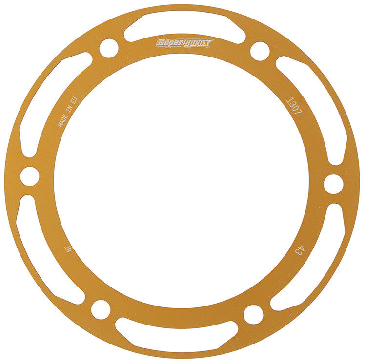SUPERSPROX Rear Edge Sprkt Color Disk Alu 43t-525 Gld Hon RACD-1307-43-GLD