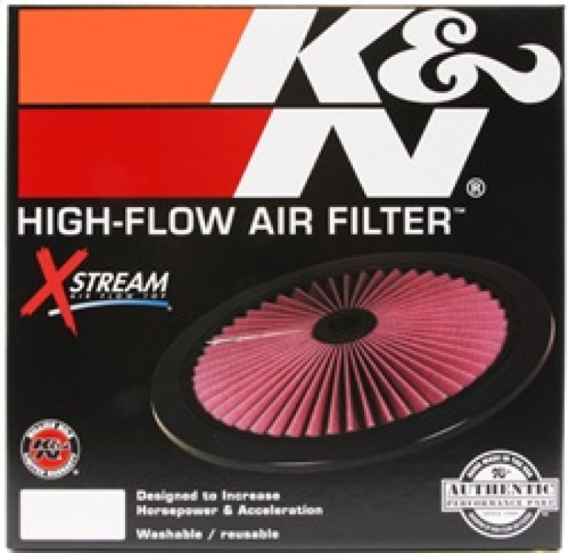 K&N X-Stream Top Filter X-Stream 14 inch OD Black 66-1401