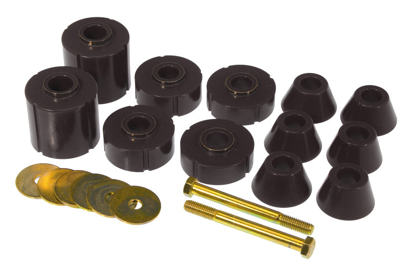 Prothane 73-80 GM Body Mount 12 Bushing Kit - Black 7-104-BL