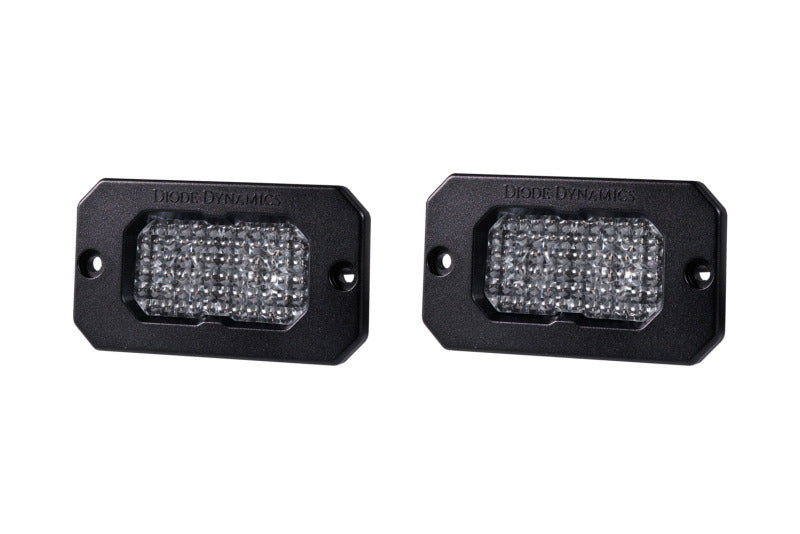 Diode Dynamics Stage Series 2 In LED Pod Pro - White Flood Flush RBL (Pair) DD6436P