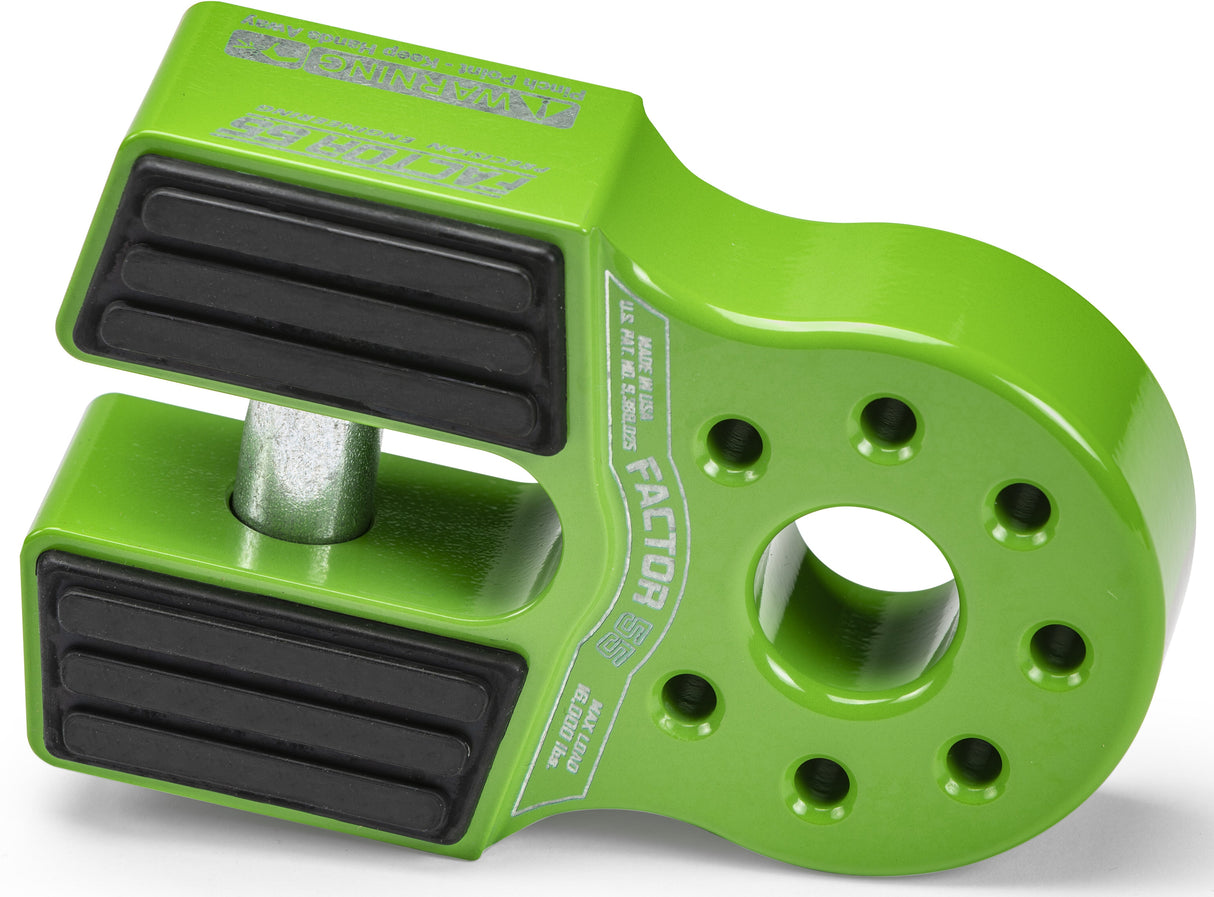 FACTOR 55 Flatlink Xtv Winch Shackle Lime Green 00070-08