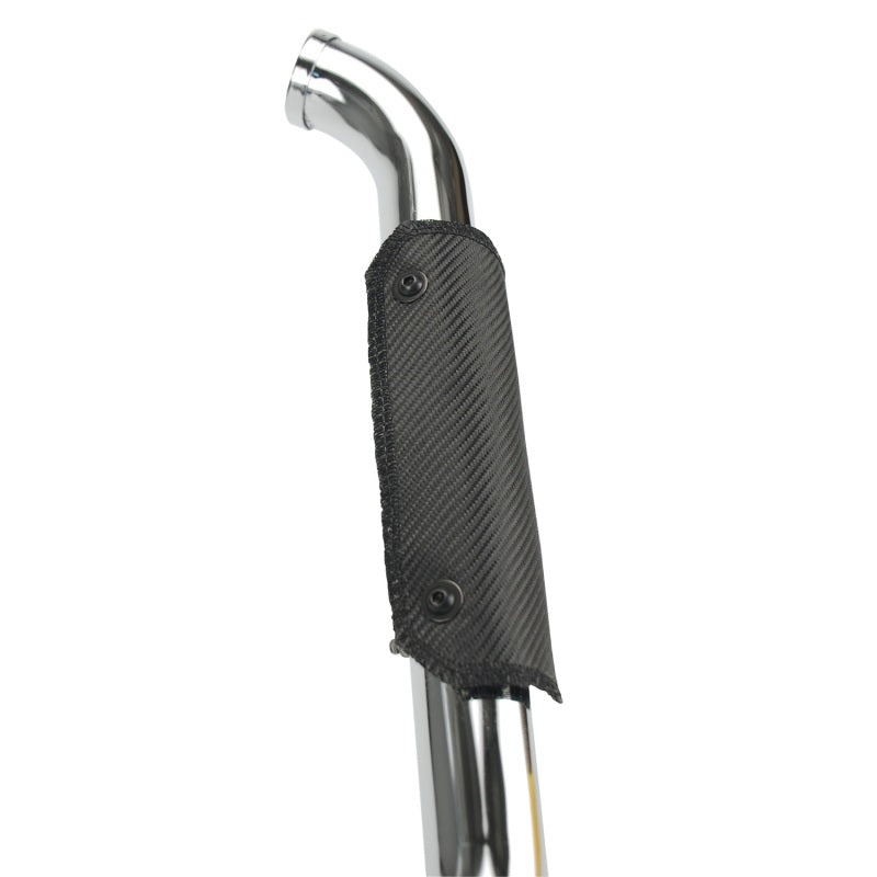 DEI Pipe Shield w/Stainless Steel Clamps - 4in x 8in - Onyx 10496