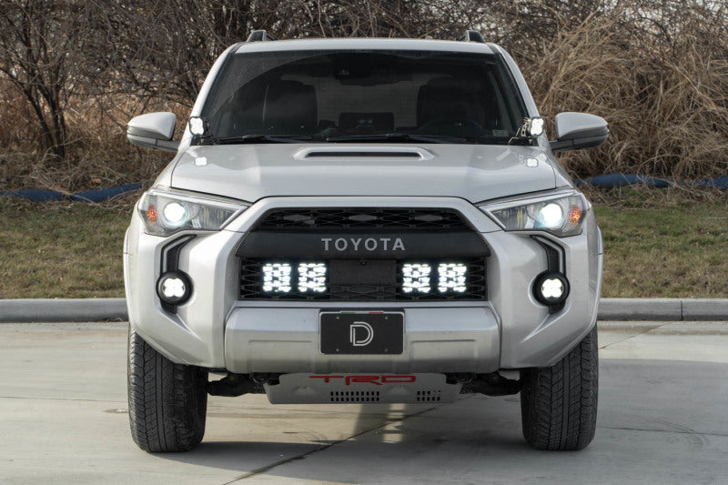 Diode Dynamics 14-23 Toyota 4Runner SS5 Stealth Grille LED 4-Pod Kit - Pro White Combo DD7544