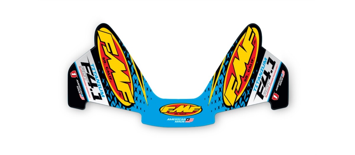 FMF 4.1 Titanium Rct Wrap Decal 14819