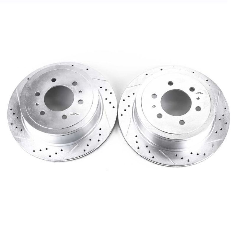 Power Stop 04-11 Ford F-150 Rear Evolution Drilled & Slotted Rotors - Pair AR8598XPR