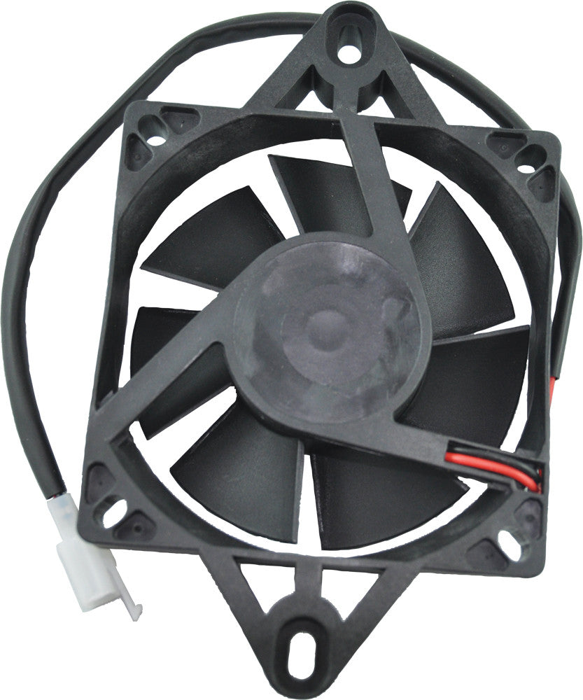 MOGO PARTSCooling Fan 200 250cc 7 Fins 4.75" 2-Wire- Rd/Bk19-0101