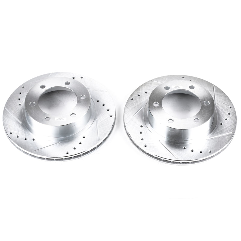 Power Stop 96-02 Toyota 4Runner Front Evolution Drilled & Slotted Rotors - Pair JBR794XPR