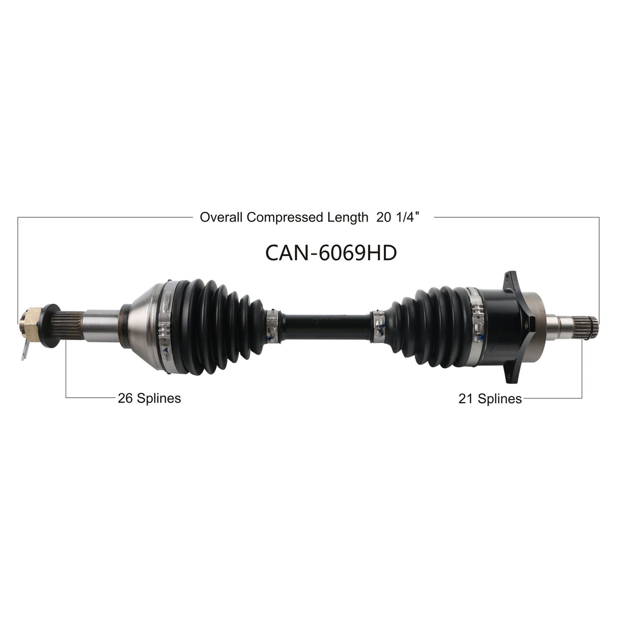 OPEN TRAILHd 2.0 Axle Front RightCAN-6069HD