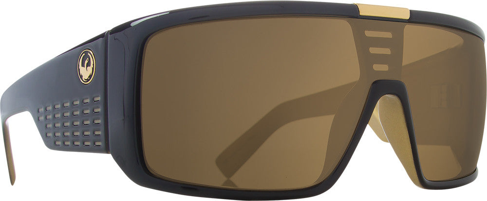 DRAGON Domo Sunglasses Jet Gold W/Bro Nze Lens 720-1897