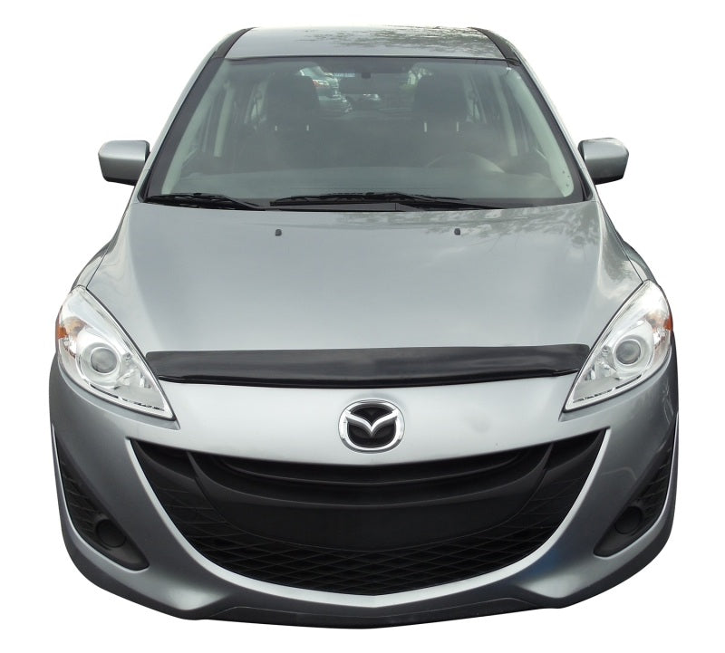 AVS 12-14 Mazda 5 Carflector Low Profile Hood Shield - Smoke 20538