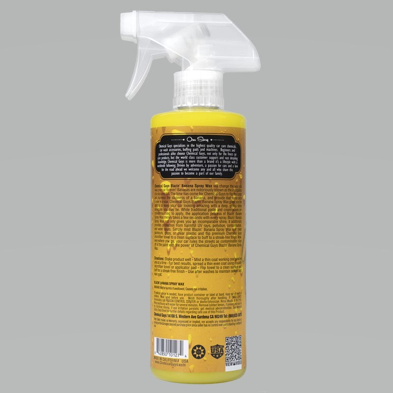 Chemical Guys Blazin Banana Carnauba Spray Wax - 16oz WAC21516