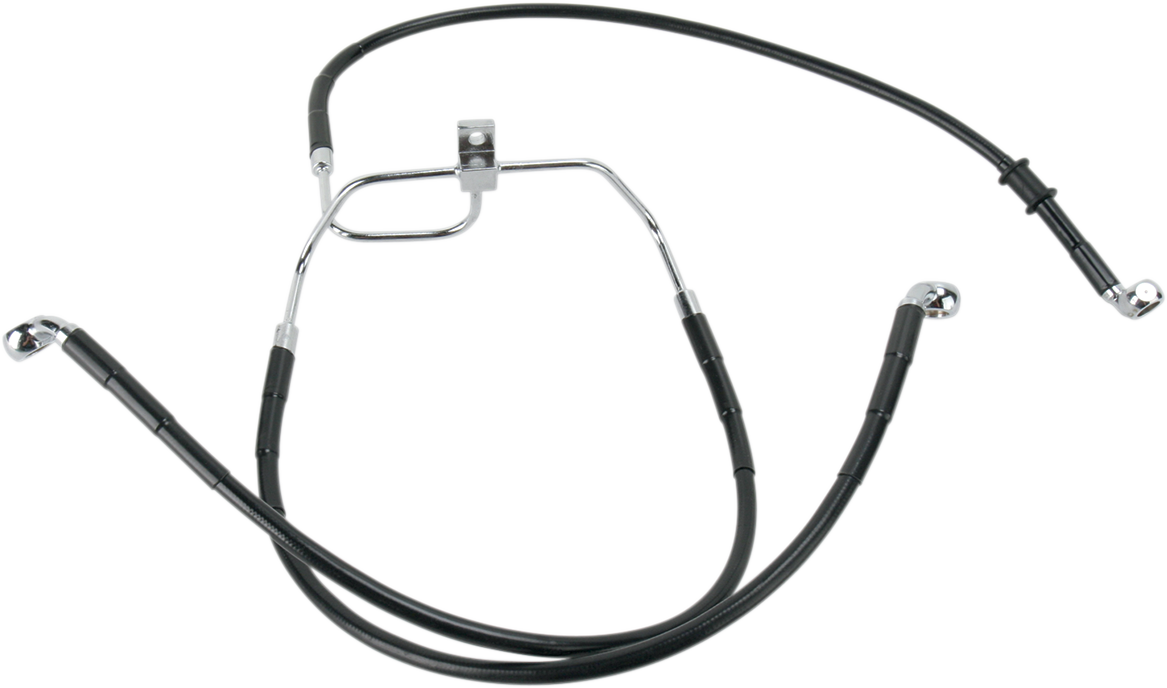 DRAG SPECIALTIES Línea de freno - Delantero (inferior/superior) - Negro 660325BLK