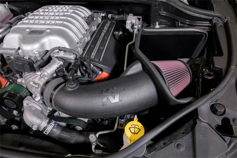 K&N 18-19 Jeep Grand Cherokee Trackhawk V8-6.2L F/I Aircharger Performance Intake 63-1579