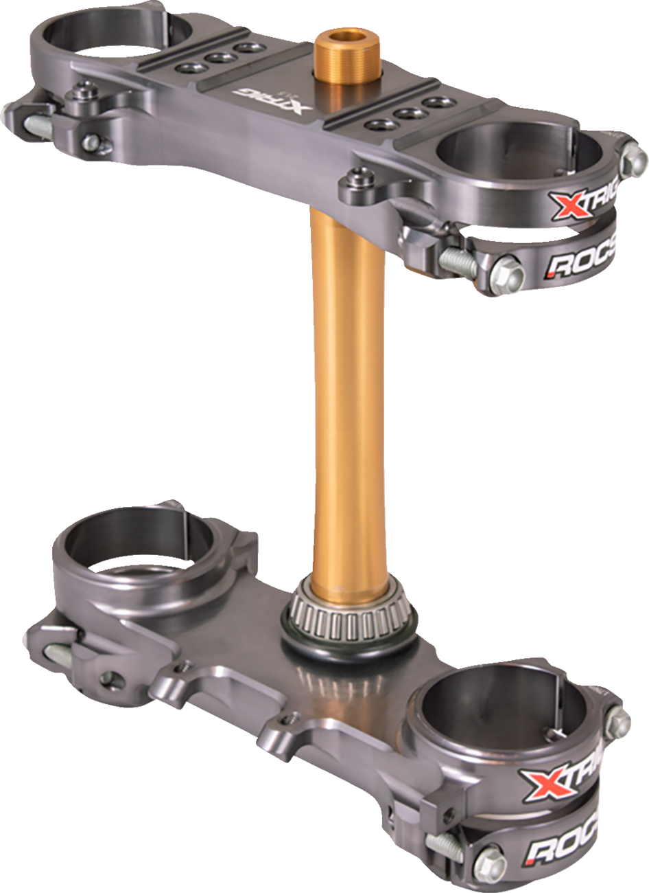 XTRIG Triple Clamp - 21.5 mm - Gray RM-Z 250/450 2018-2023 501330601301