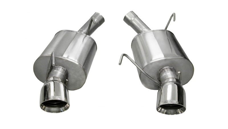 Corsa 05-10 Ford Mustang Shelby GT500 5.4L V8 Polished Sport Axle-Back Exhaust 14311