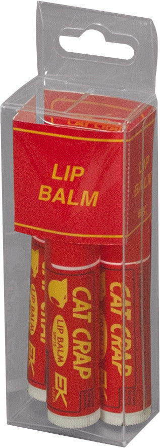 CAT CRAP Lip Balm 0.15oz 3/Pk 10509B