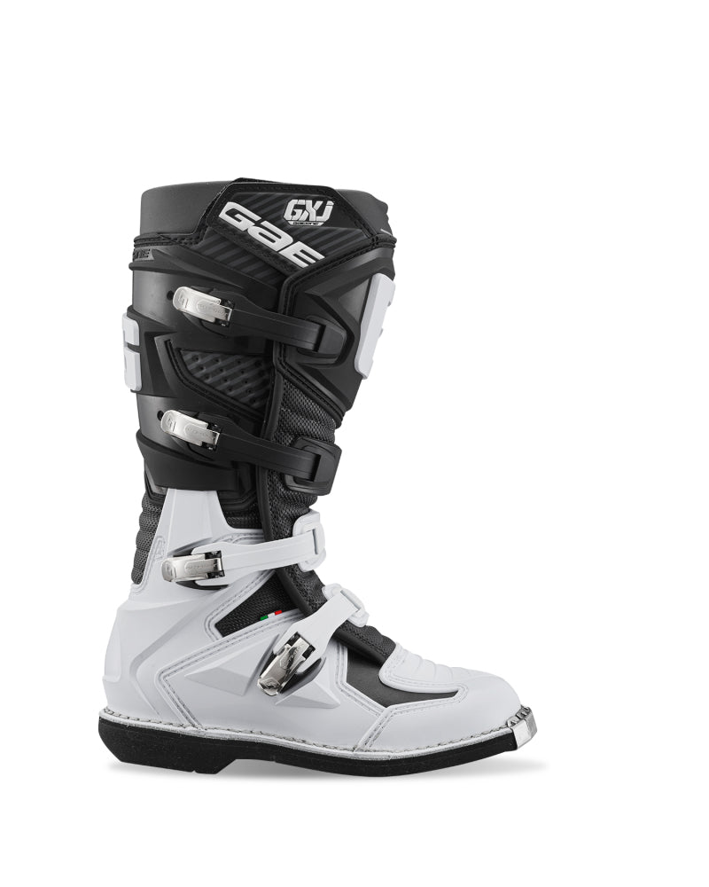 Gaerne GXJ Boot Black/White Size - Youth 6 2169-004-6