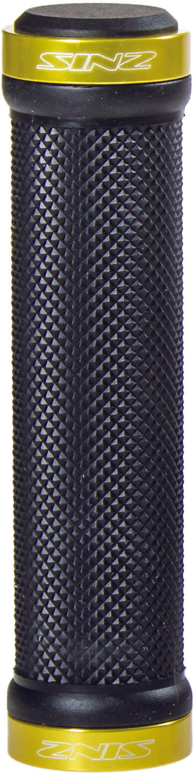 SINZ Lock-On Grips Black/Gold 130mm 214009
