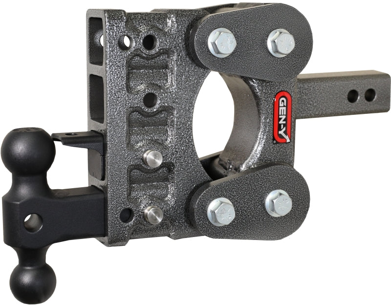 Gen-Y The Boss Torsion-Flex 2in Shank 5in Drop 10K Hitch w/GH-031 Dual-Ball/GH-032 Pintle Lock GH-1024