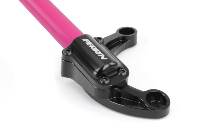 Perrin 2008+ WRX/STI Front Strut Brace - Hyper Pink PSP-SUS-056HP