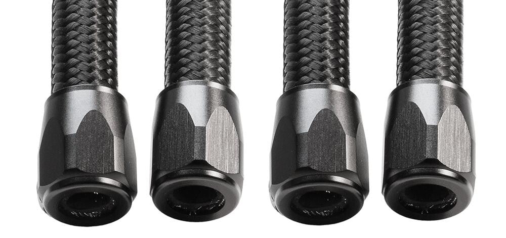 JAGGHose Finisher 3/8" Black Anodized 4pk22-JHF06-BK-4