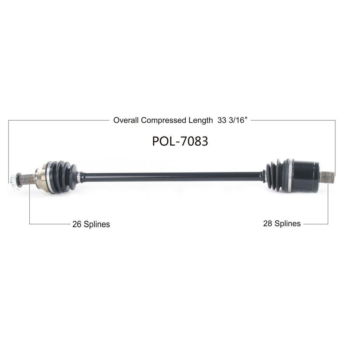 OPEN TRAILOe 2.0 Axle Rear PolPOL-7083