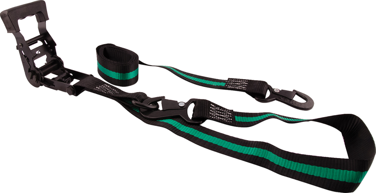 ERICKSON Ratchet Tie-Downs - 1-1/2" x 8' - Black 5716