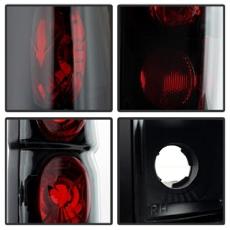 Spyder Nissan Hardbody 86-97 Euro Style Tail Lights Black Smoke ALT-YD-NH86-BSM 5078216