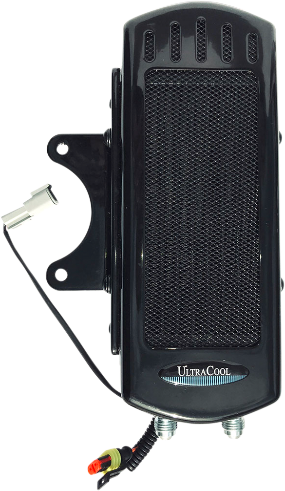 ULTRACOOL Side Mount Oil Cooler M8 Touring `17-23 Gloss Blk SMT8-1G