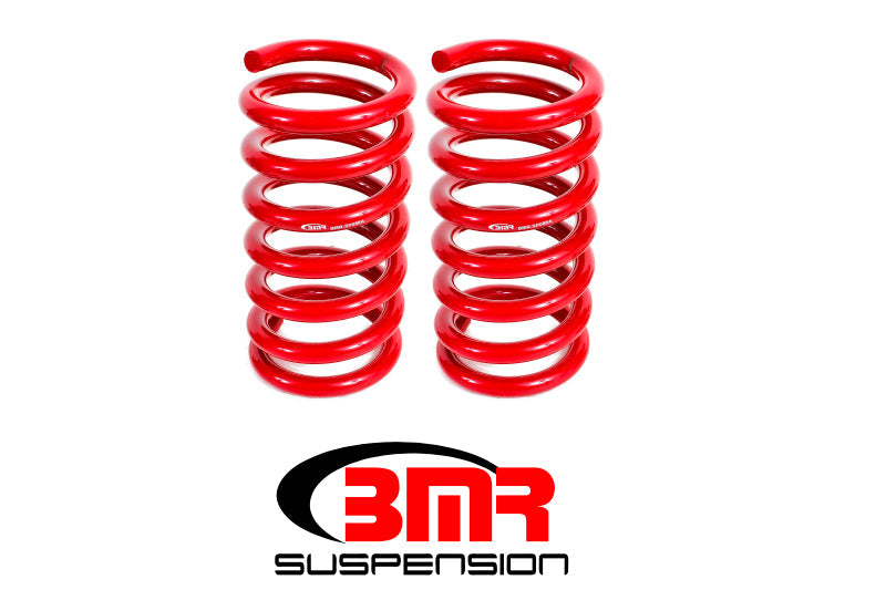 BMR 15-17 S550 Mustang Rear Drag Version Lowering Springs - Red SP088R