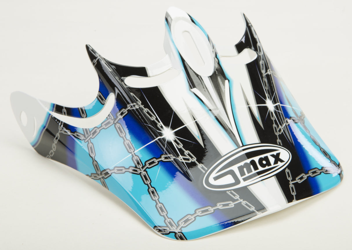 GMAX Visor Lg-3x Slice Blue G980013