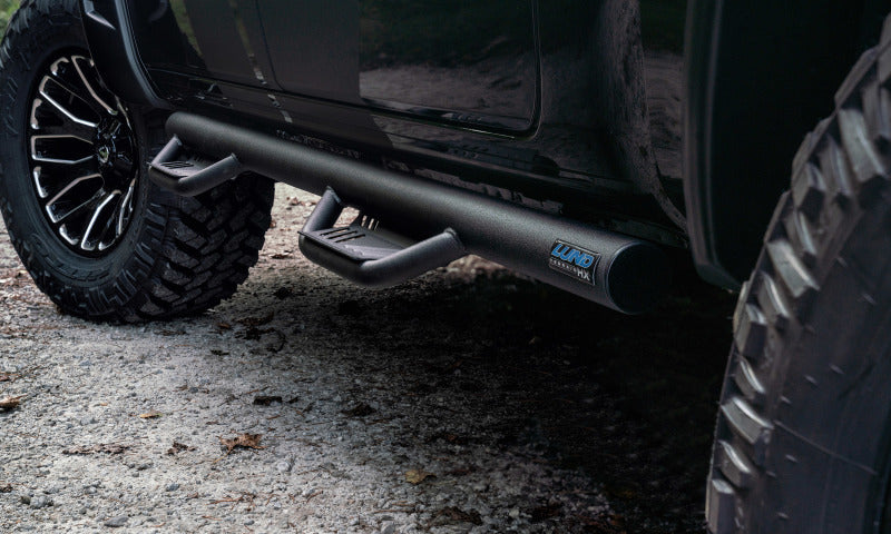 Lund 15-17 Chevy Colorado Crew Cab Terrain HX Step Nerf Bars - Black 34641225