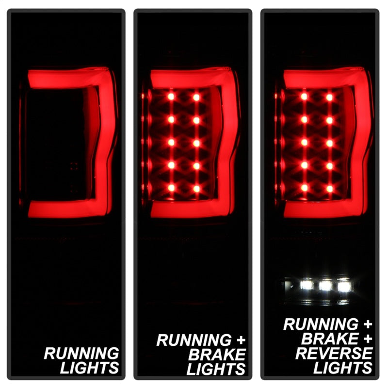 Spyder Ford F150 04-08 Styleside Tail Light V2 - LED - Black Smoke ALT-YD-FF15004V2-LBLED-BSM 5084187
