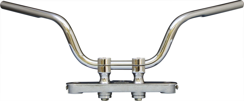 WEST-EAGLE Bobber Mid Bar Stainless Dimpled 808