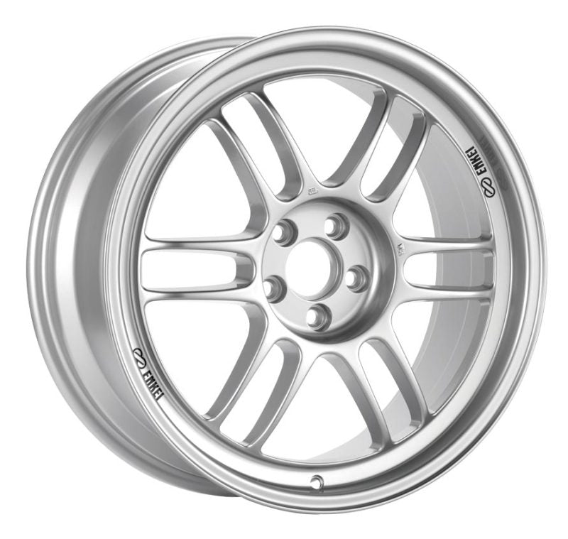 Enkei RPF1 16x8 4x100 38mm Offset 73mm Bore Silver Wheel Miata 4-Lug / 02-06 Mini / Honda 4-Lug 3796804938SP