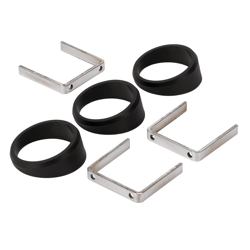 Autometer or Autogage 2-1/16in Black Angle Rings -- 3 Pack 2234
