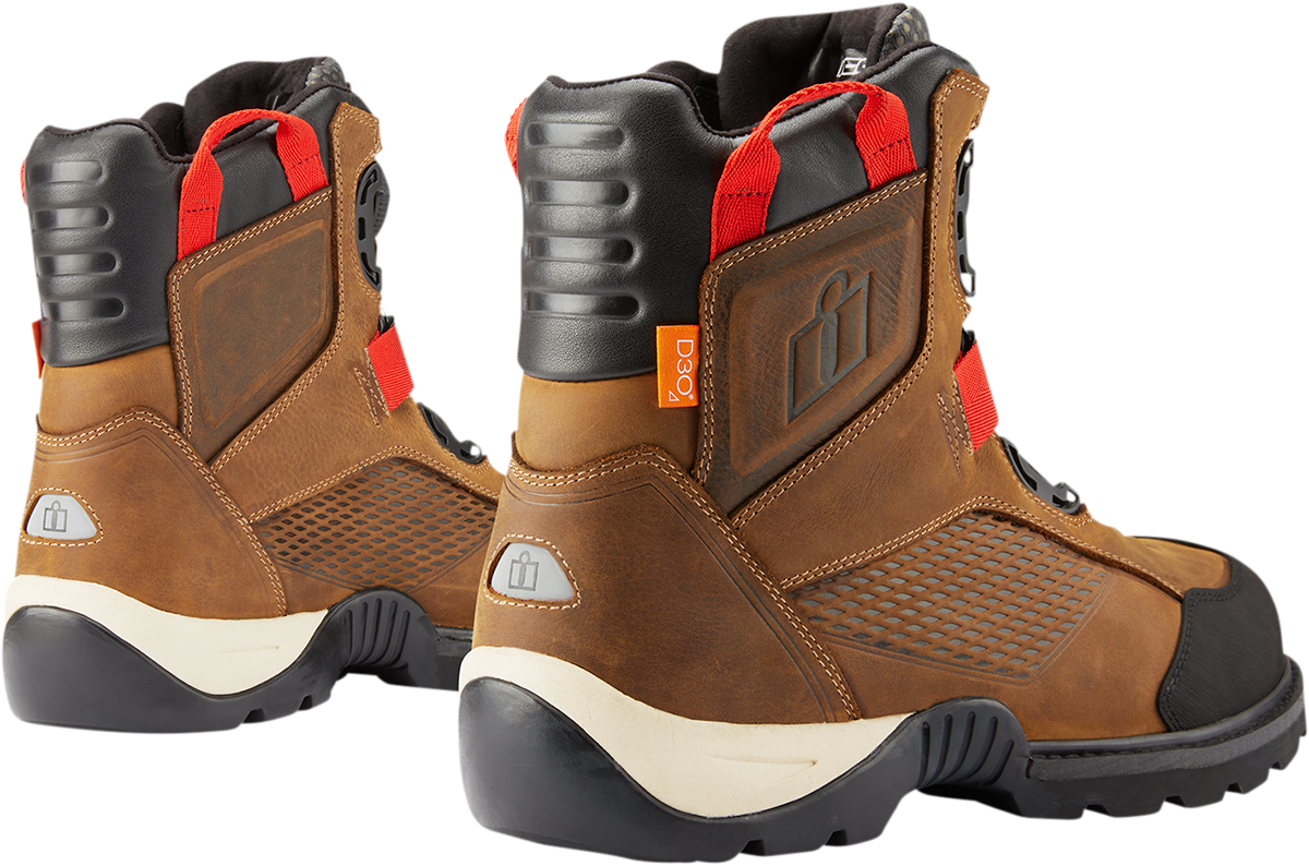 IN STOCK ICON Stormhawk Boots - Brown - Size 9 3403-1164