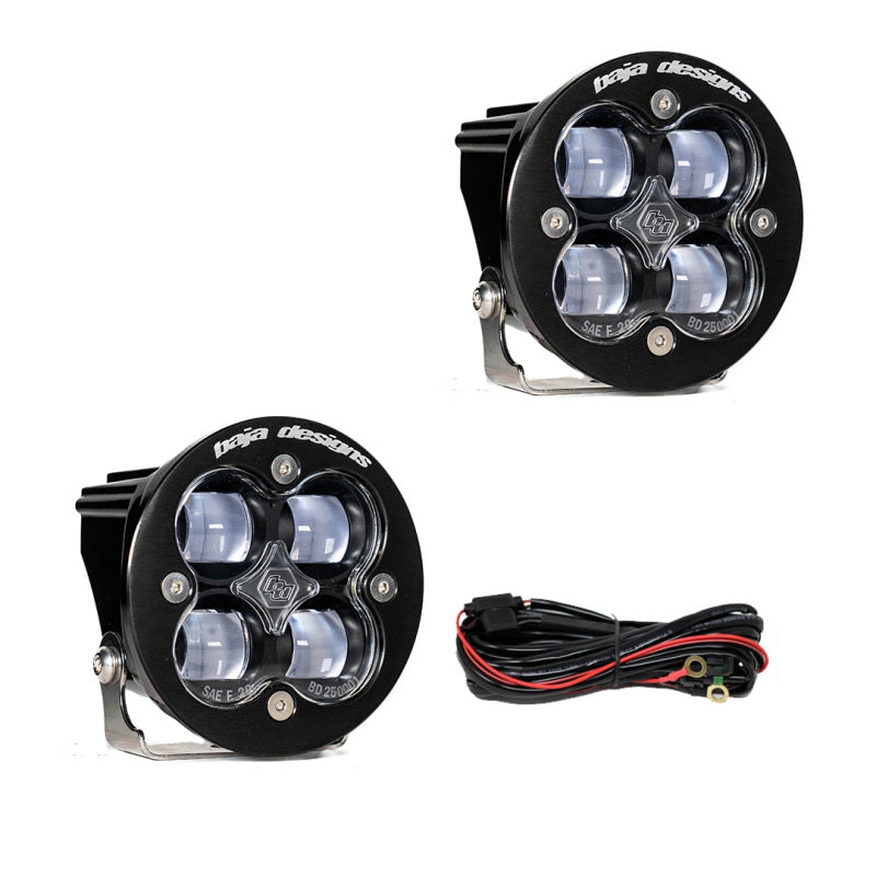 Baja Designs Squadron R SAE LED Spot Light - Clear - Pair 247802